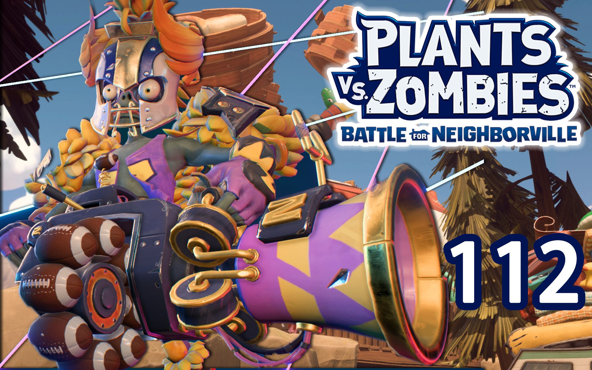 【pvz和睦小镇保卫战】ep.112 全明星僵尸打爆植物