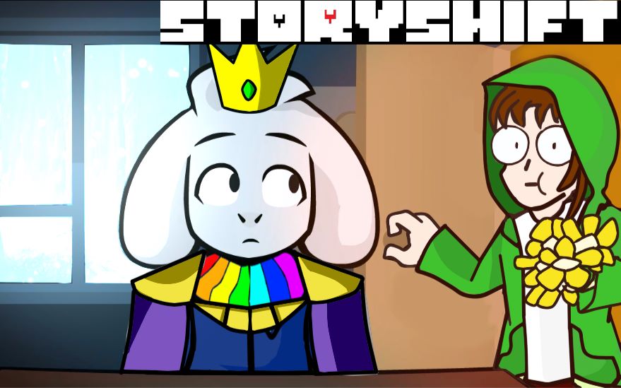 [图]中字【UNDERTALE AU】Storyshift，Asriel国王结局