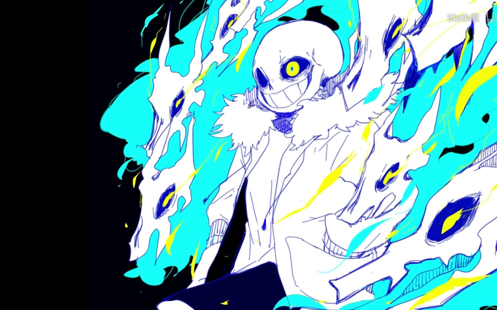 [hardmode sans]fdy困难sans战 弹幕削弱版全阶段3药通过!