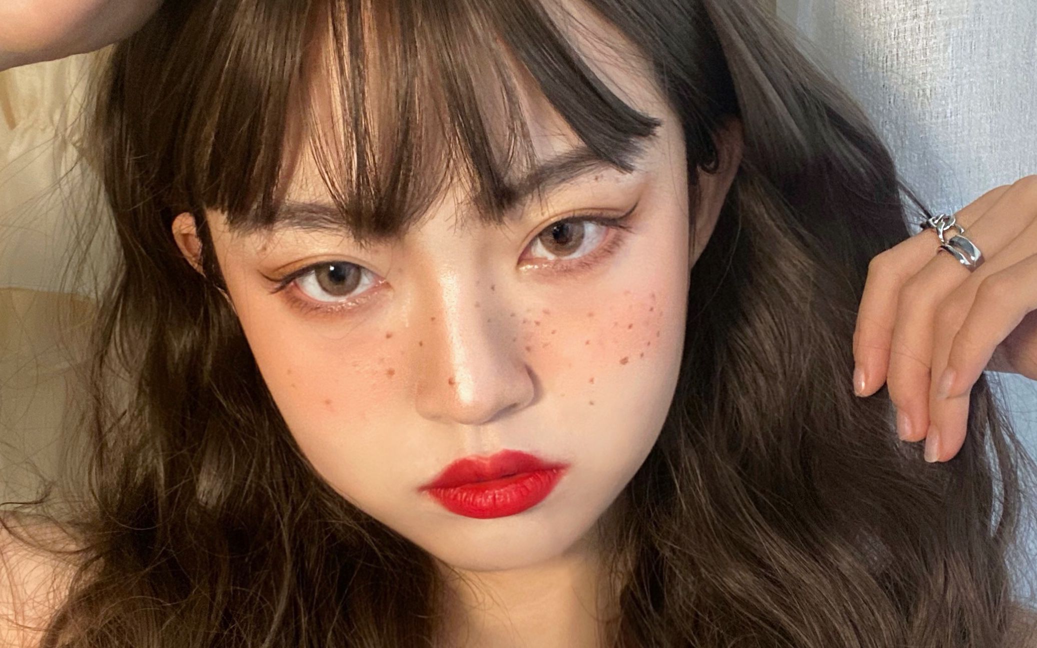 七夕不做小草莓 我要做呛口小辣椒| jennie灵感红唇雀斑妆 (3007