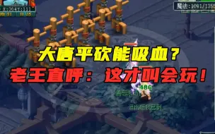 梦幻西游：大唐平砍能吸血？老王测完被惊到，直呼：这才叫会玩！