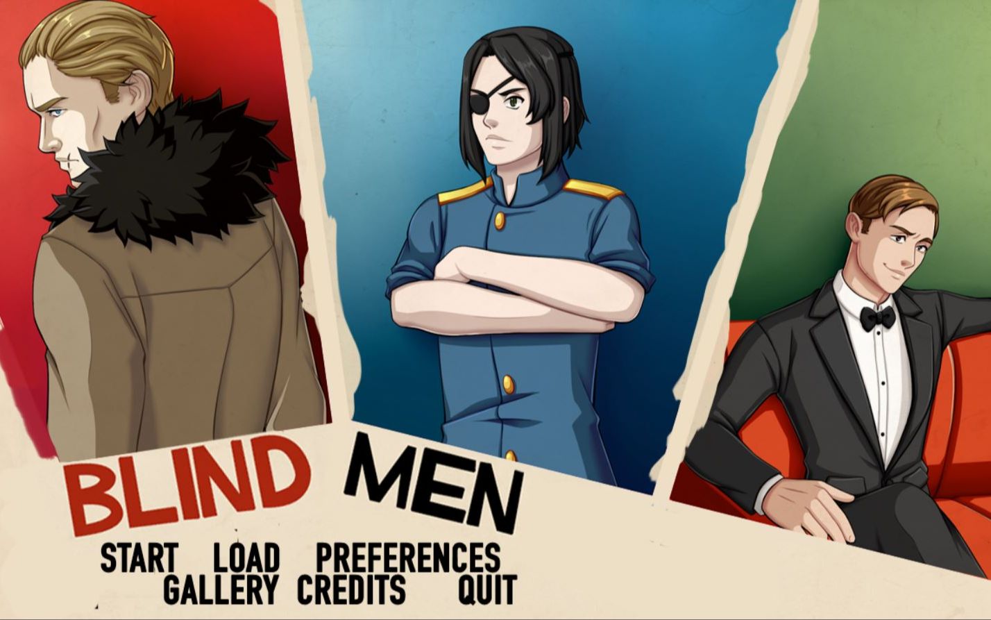 视觉小说blind men实况翻译流程