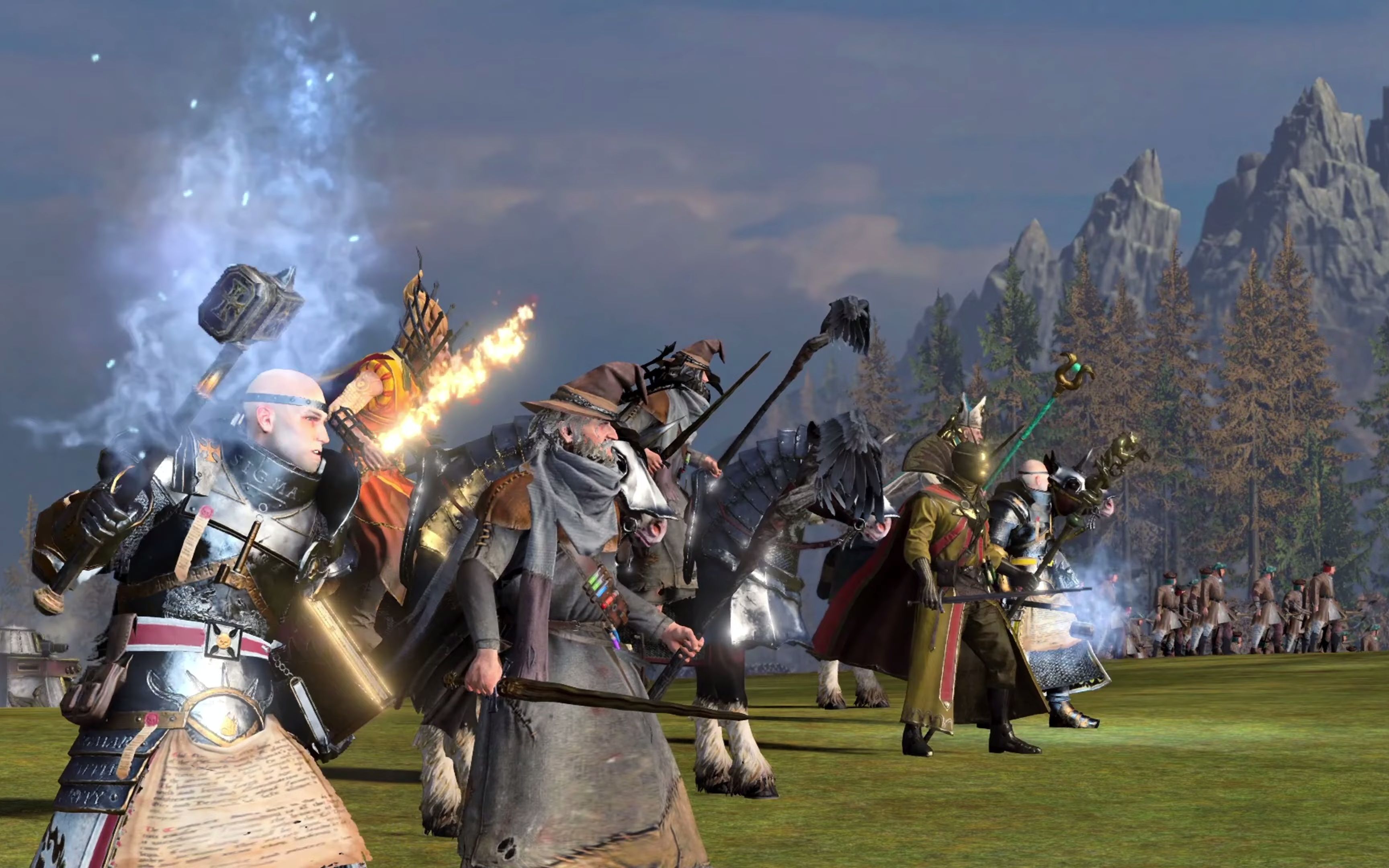 战锤3全面战争视频:斯卡布兰德vs死亡爪陛下