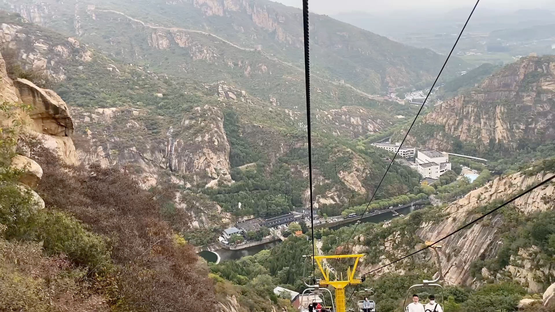 青龙峡下行缆车