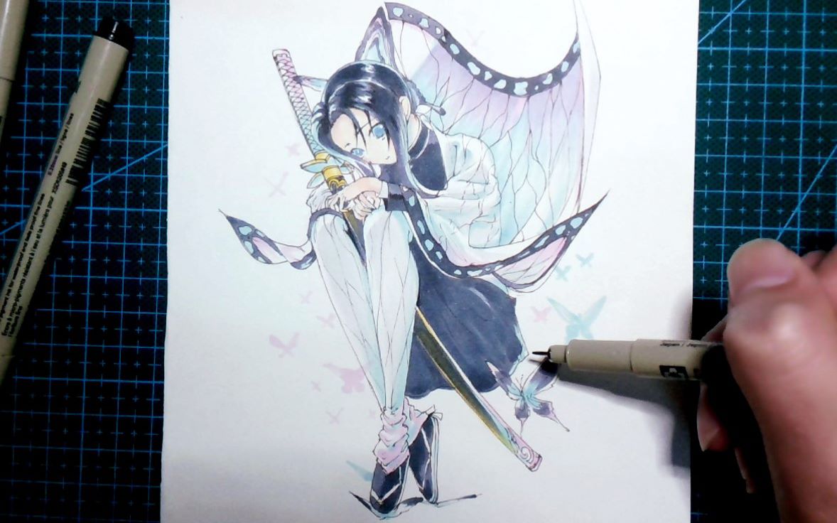 【马克笔】只画老婆系列---蝴蝶忍