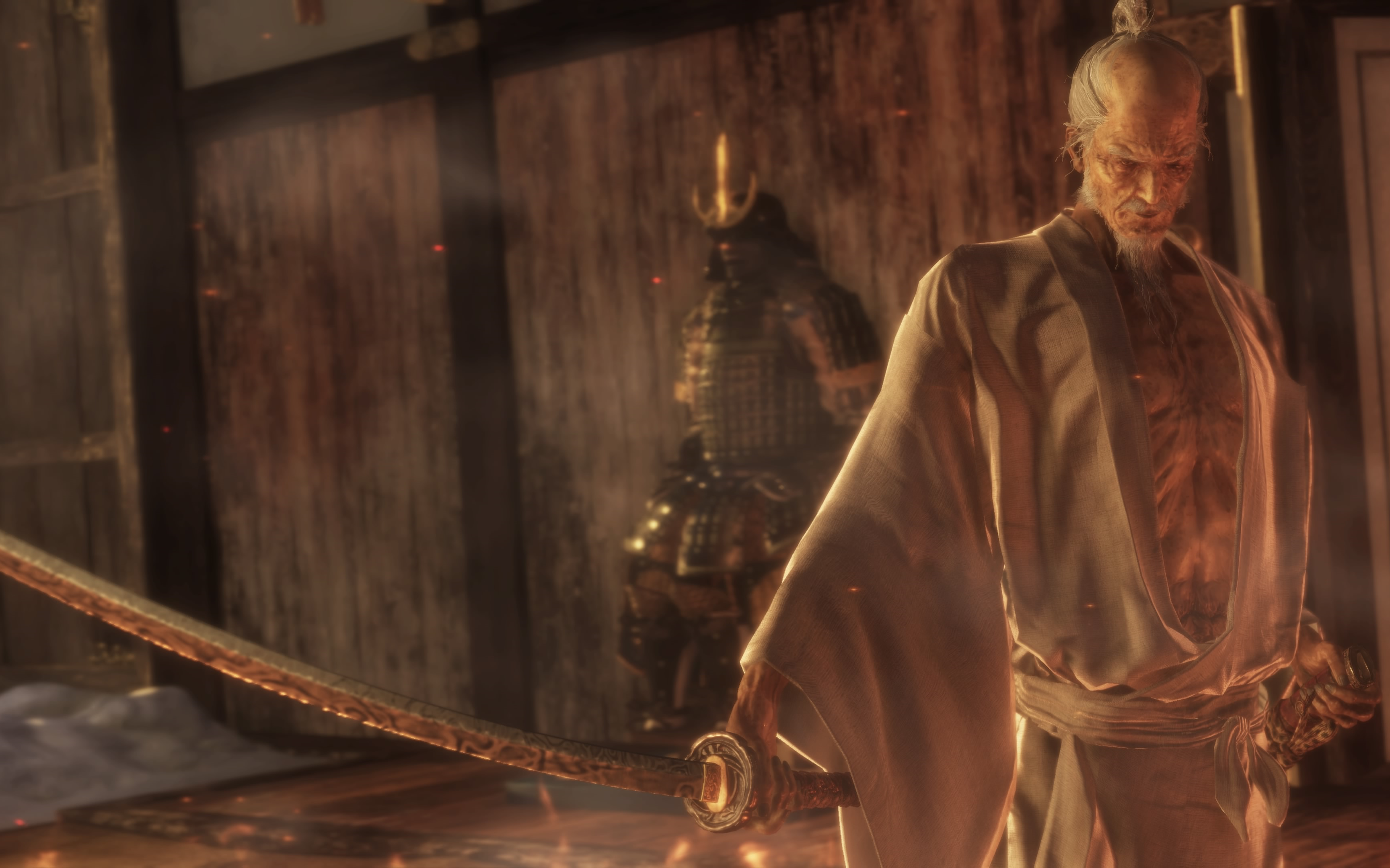 只狼boss老年一心二状态无脑打法忍者的方式