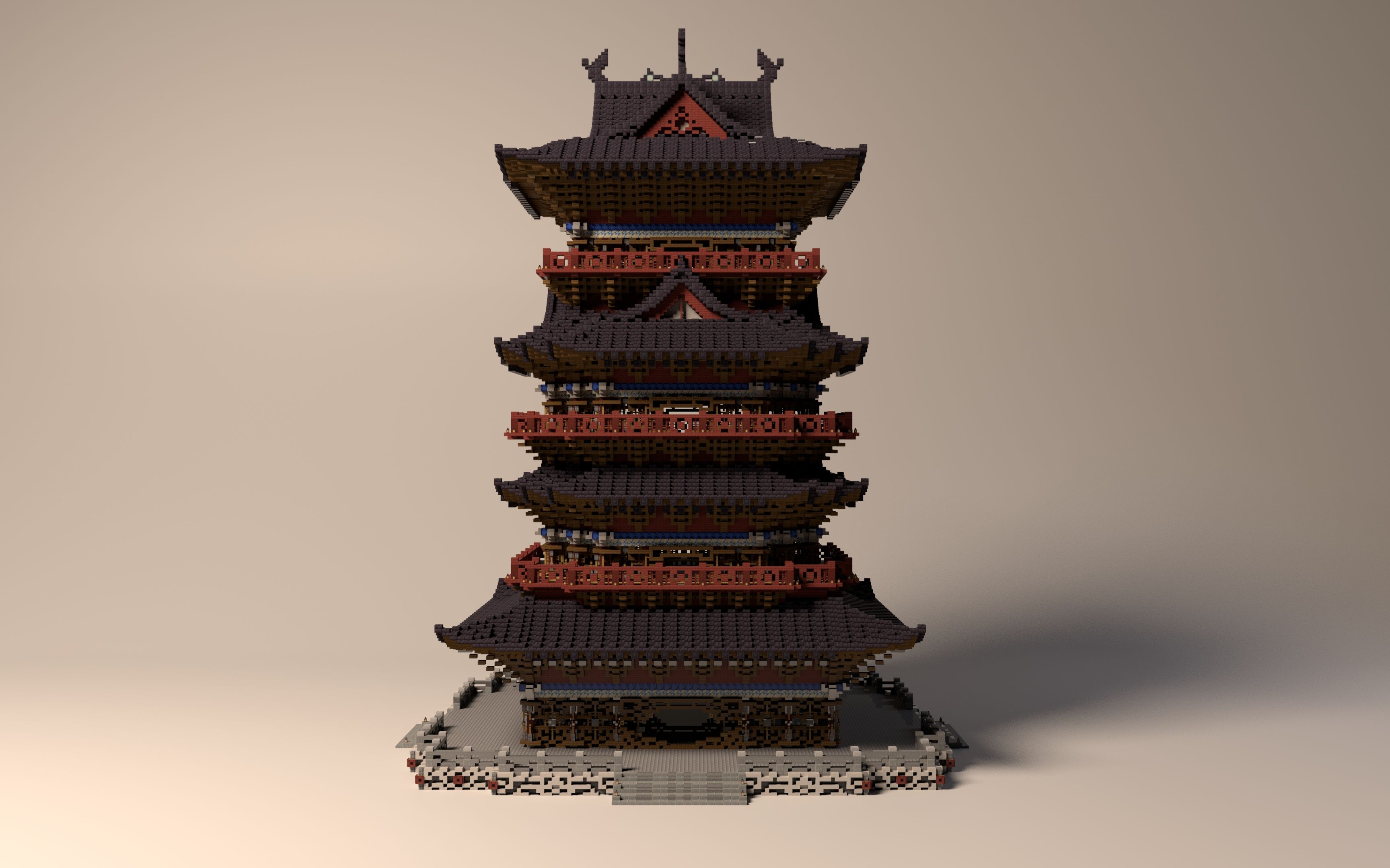 我的世界中国古风建筑图片