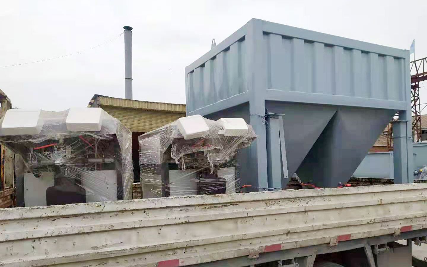 双出口干粉砂浆料仓 腻子粉成品仓 干混砂浆粉剂储存仓设备