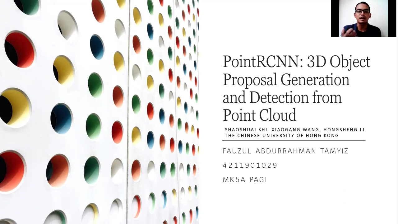 UAS MV4211901029PointRCNN 3D Object Proposal Generation and Detection From Poi哔哩哔哩bilibili