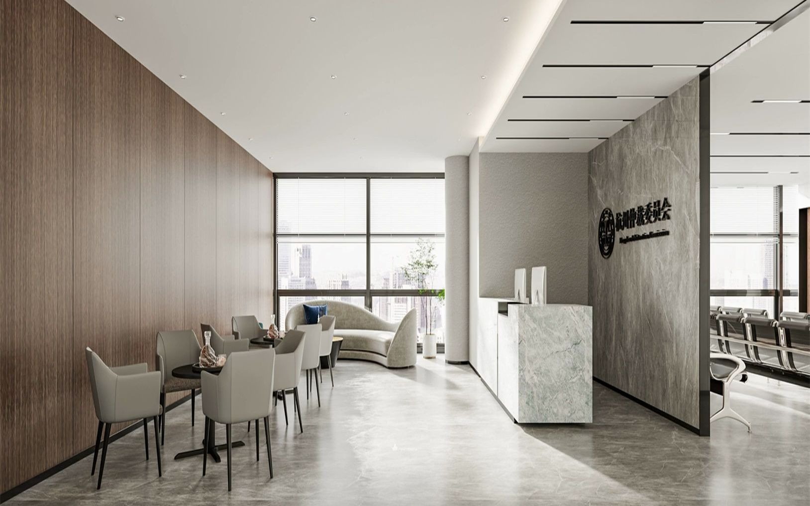 办公室软装设计欣赏 #其他办公室案例 简装办公室设计 #知末网