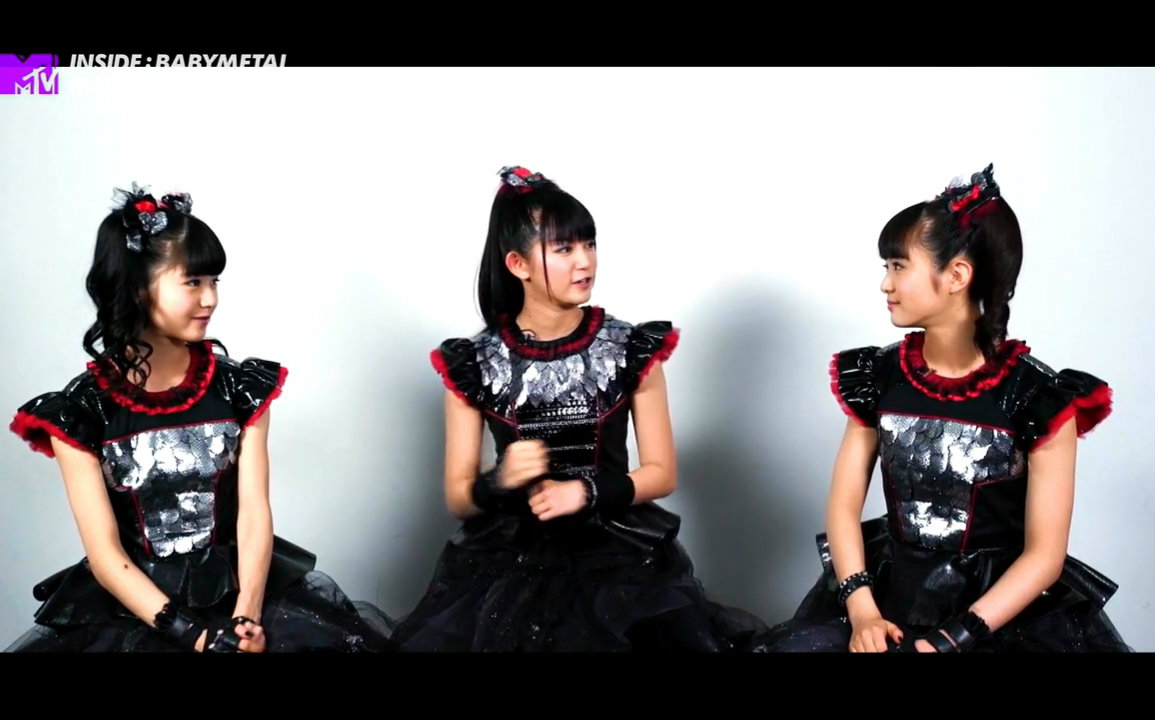 【babymetal】160430 mtv访谈 新专评论 大佬站台【b