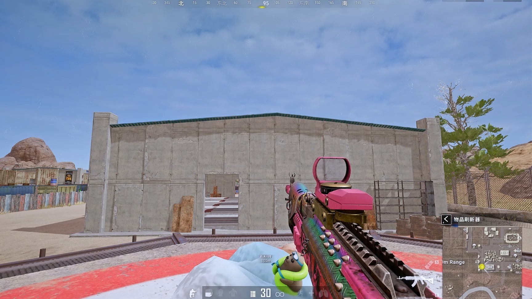 pubg:绝地求生 满级原皮齿轮头m762