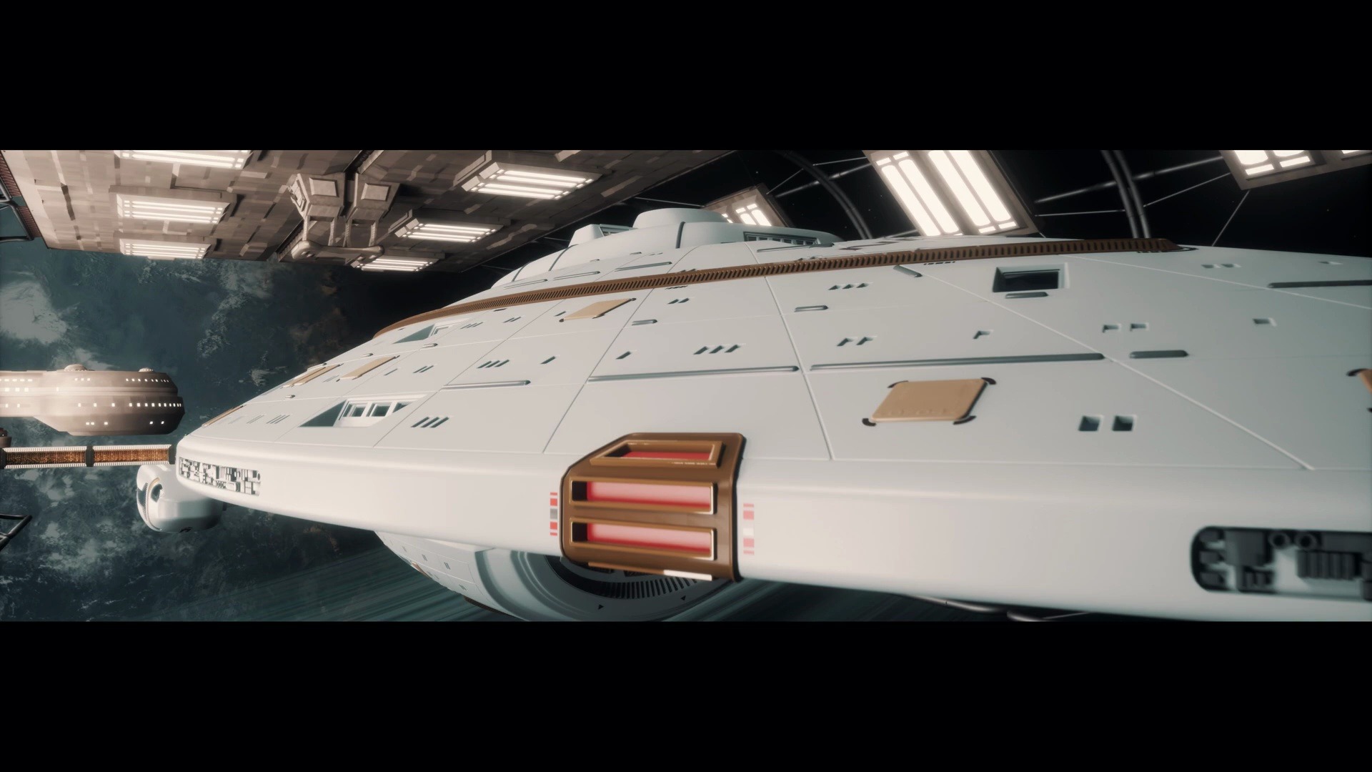 星际迷航 航海家号星舰窗户,登陆行星