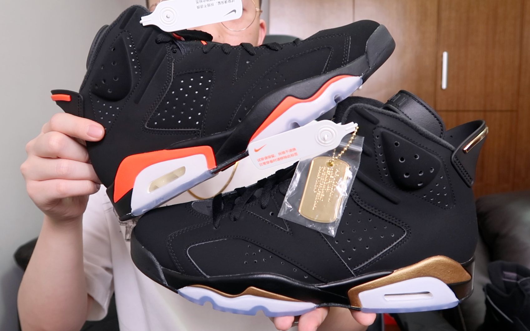 answer824nike还有良心吗aj6dmp黑金女鞋用全真皮男鞋用全假皮男鞋还