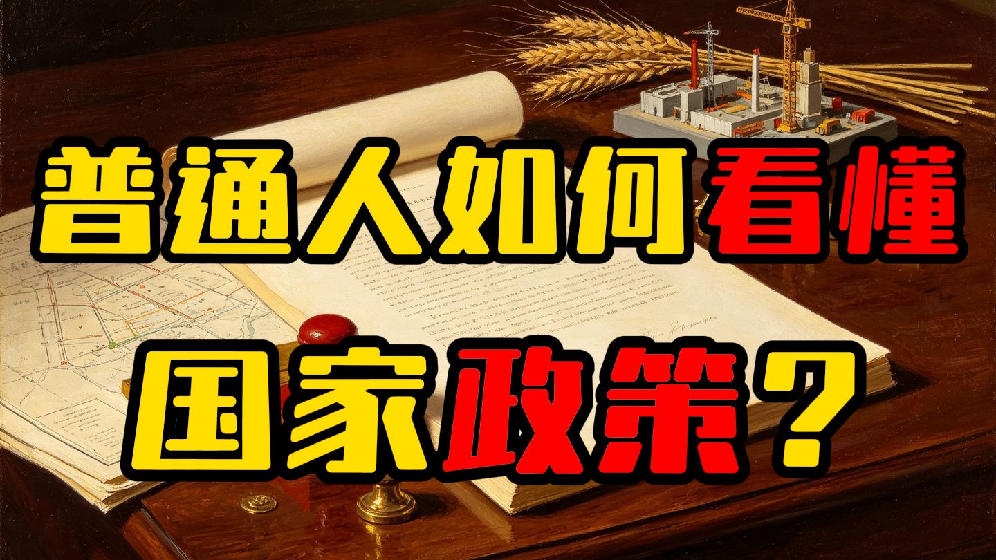国家政策分哪些等级？普通人如何看懂政策？万字解析政策文件！
