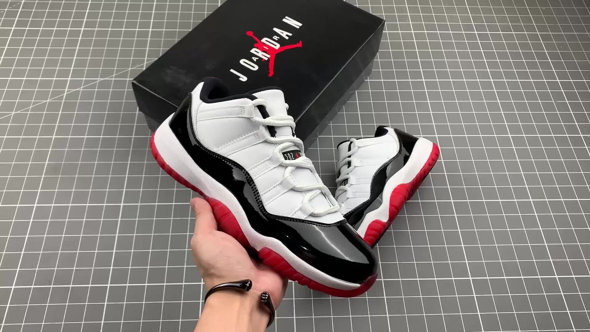 airjordan11lowwhitebredaj11黑红外线莞大出品ljm4