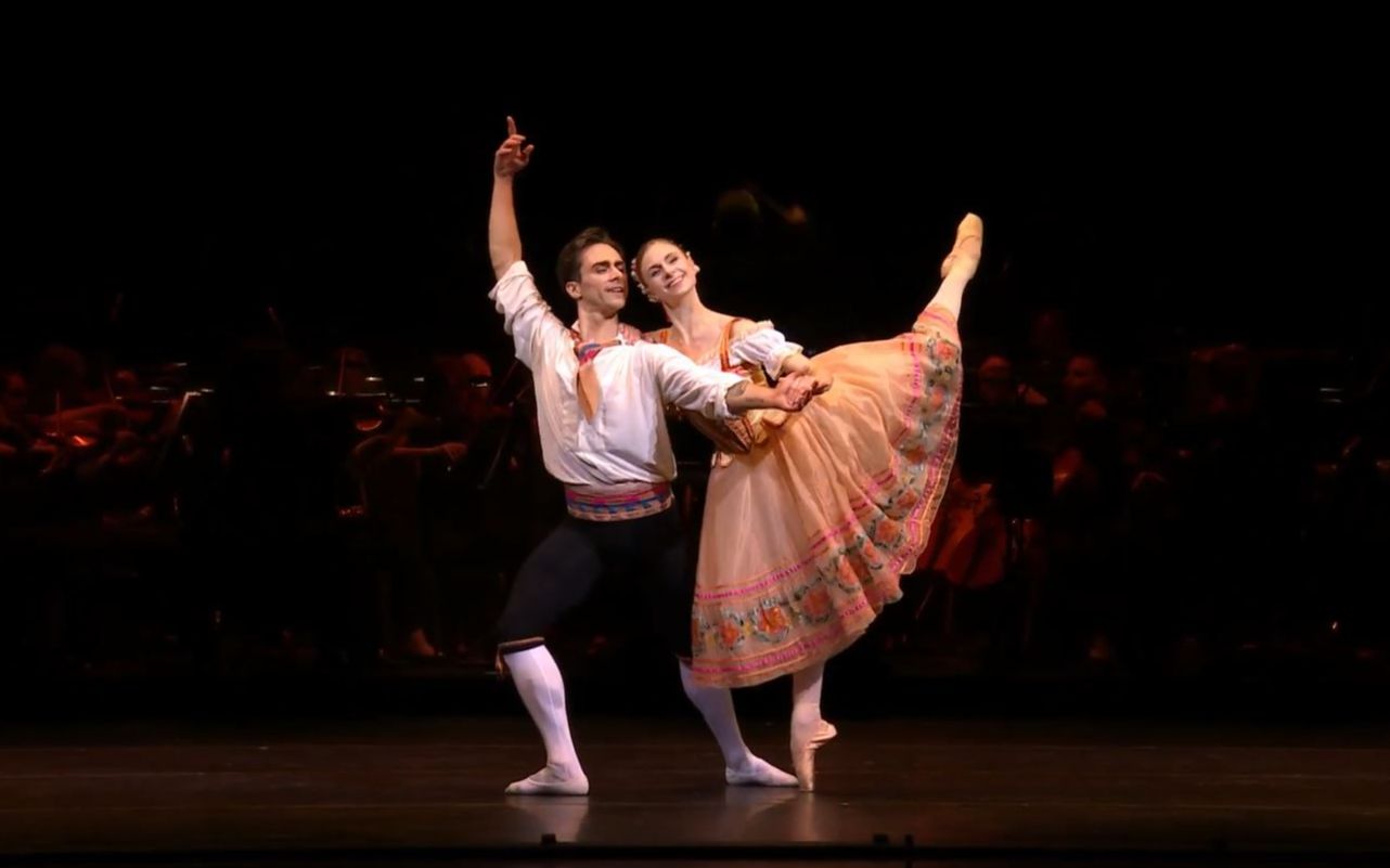 芭蕾 双人舞 《冈扎诺的花节》 ida pretorius,francesco gabriele