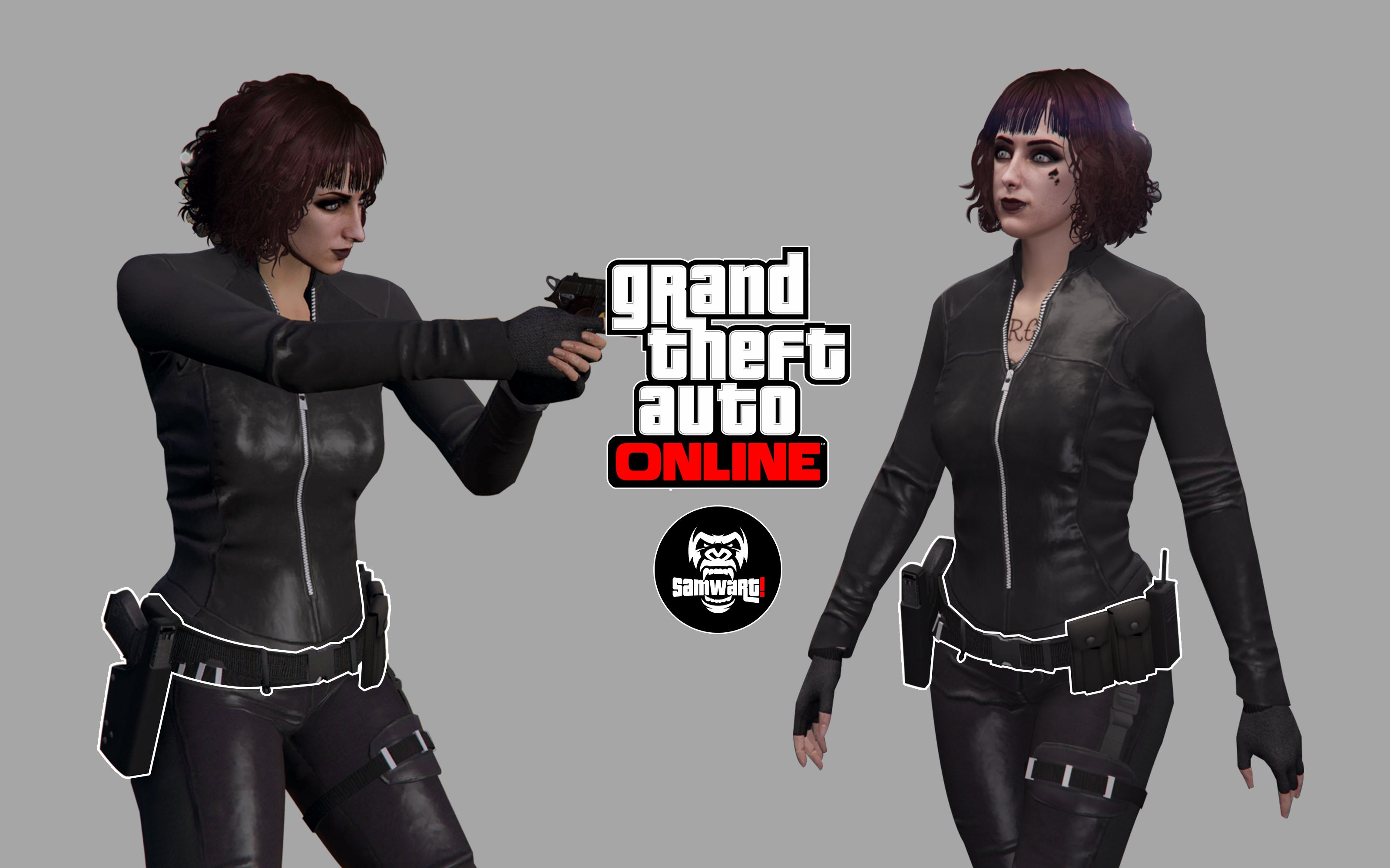 Gta5服装 Fib联邦调查局服装搭配 游戏社