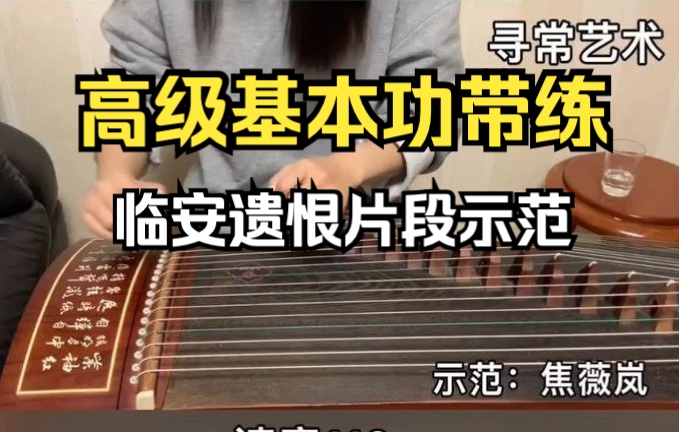 [图]古筝《高级基本功带练》～《临安遗恨》片段示范