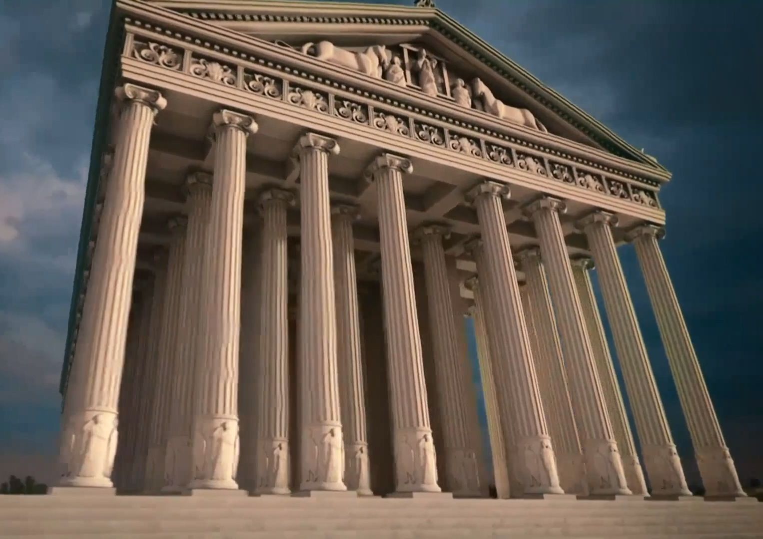 古代世界七大奇迹之阿尔忒弥斯神庙,如今孤独的单柱成仅存遗迹!