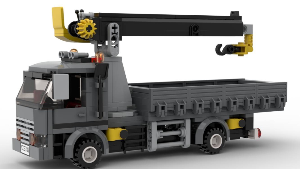 【乐高moc】随车吊卡车