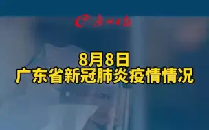 Download Video: 8月8日广东省新冠肺炎疫情情况