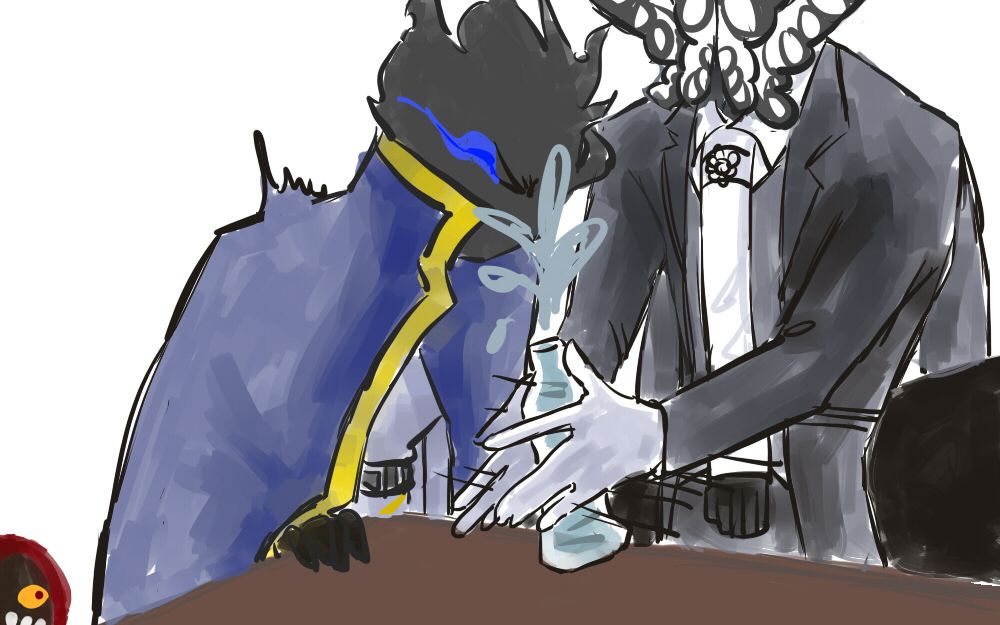 【脑叶公司手书/弹蝶】喷水