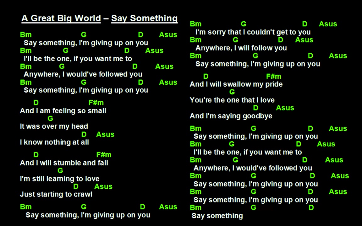 【安个猪头的y2b】say something - a great big world & christina