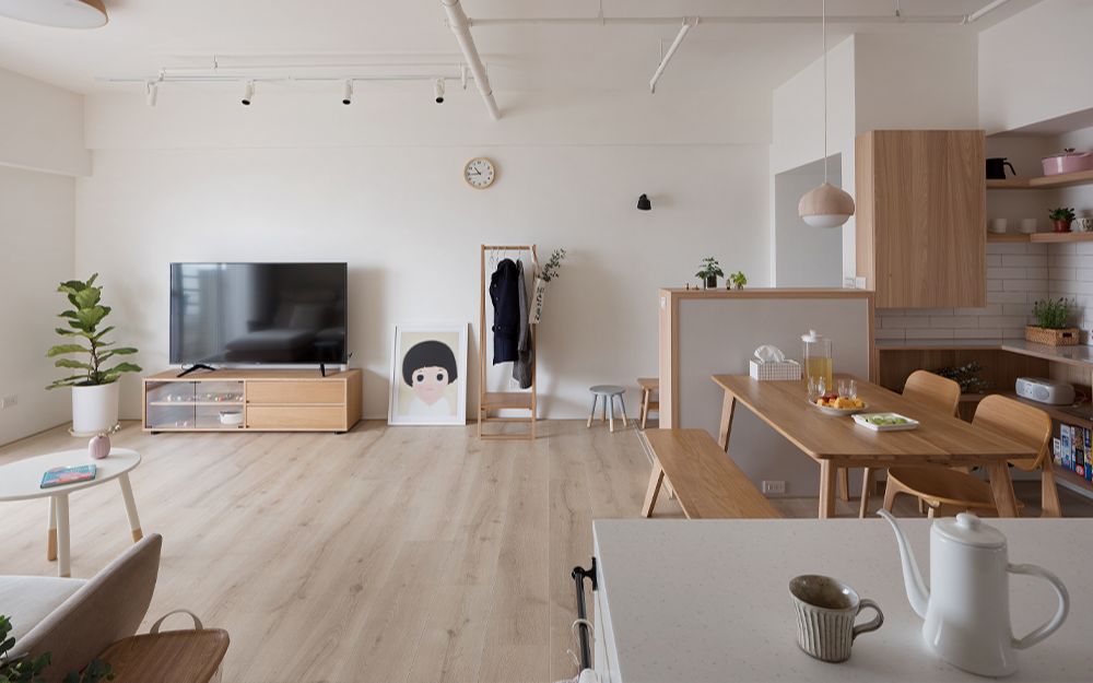 83㎡ 简约日系装修风格,打造清新但不寡淡的个性家居!