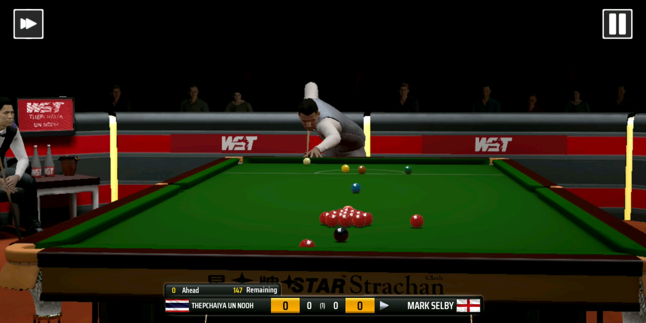 塔猜亚vs塞尔比单杆147分!