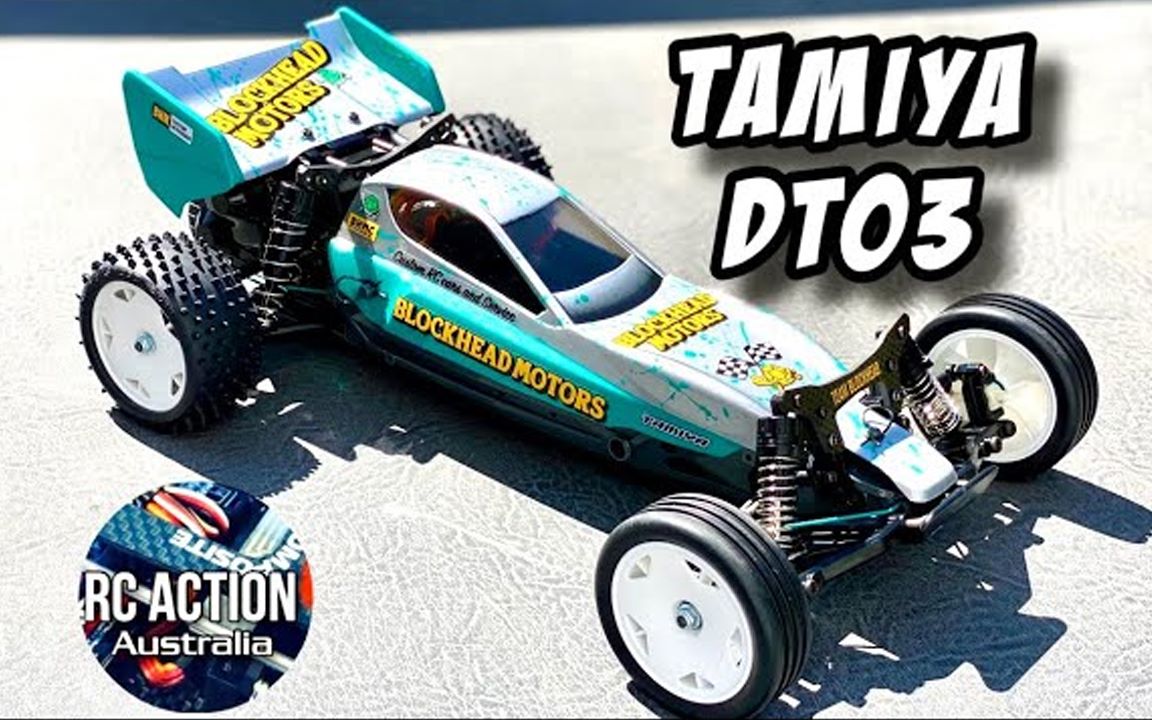 [图]【转载】田宫1/10 RC Tamiya DT-03 BlockHead DT-03 BlockHead Edition展示与下地视频