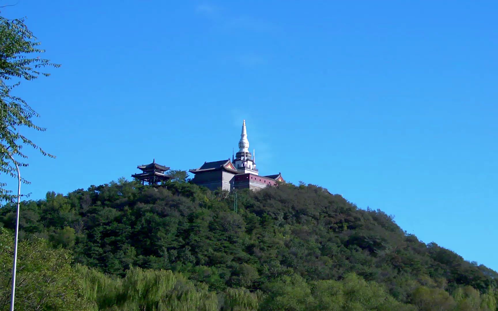 北京海淀区西山的玉泉山美景,京西著名景色