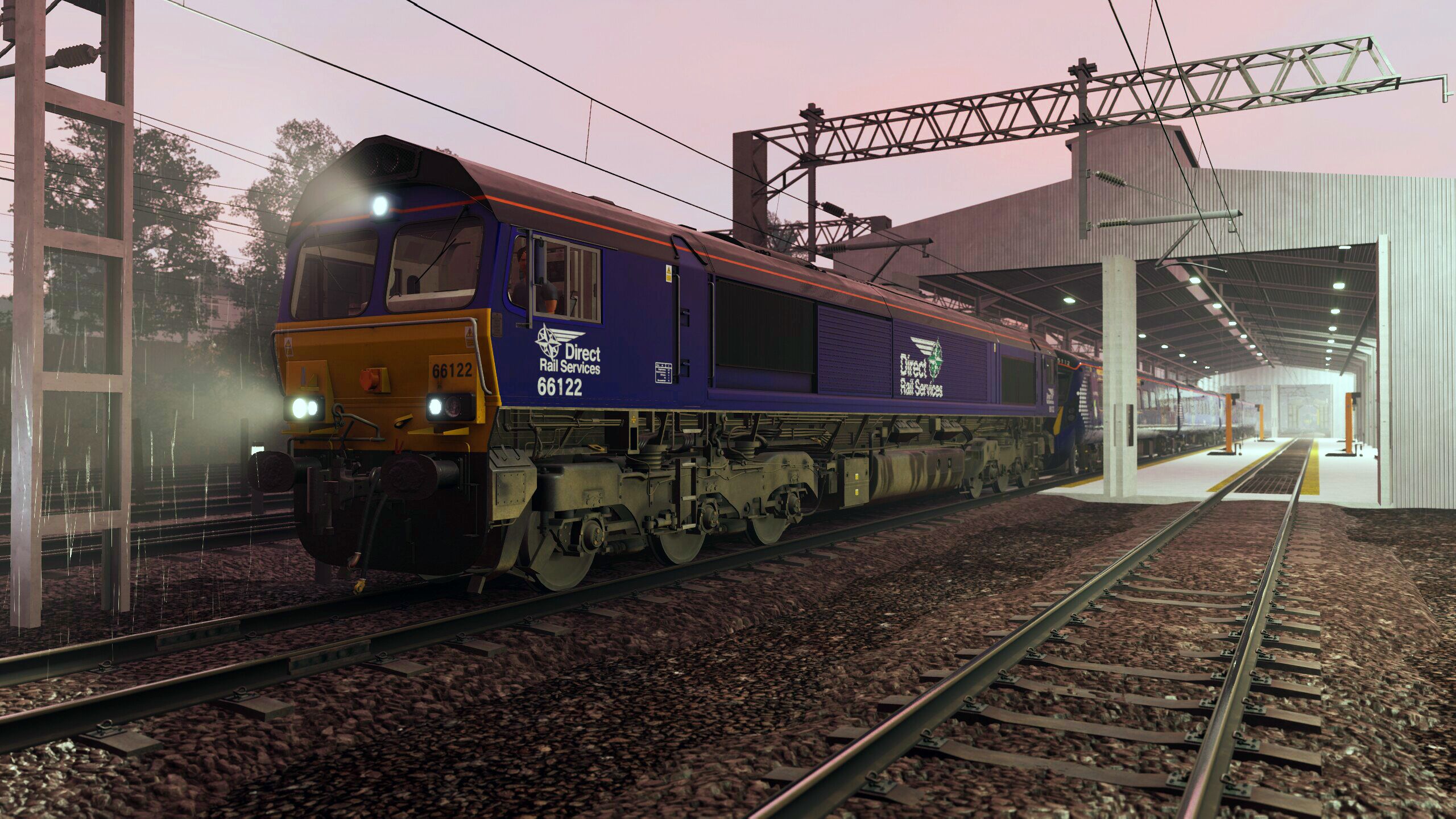 【模拟火车世界4】苏格兰铁路特快#9 | 新涂装66 一大早救援机破385型