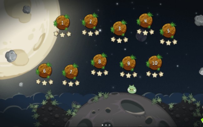 愤怒的小鸟太空版污秽的猪猪之星镜像上部分全三星