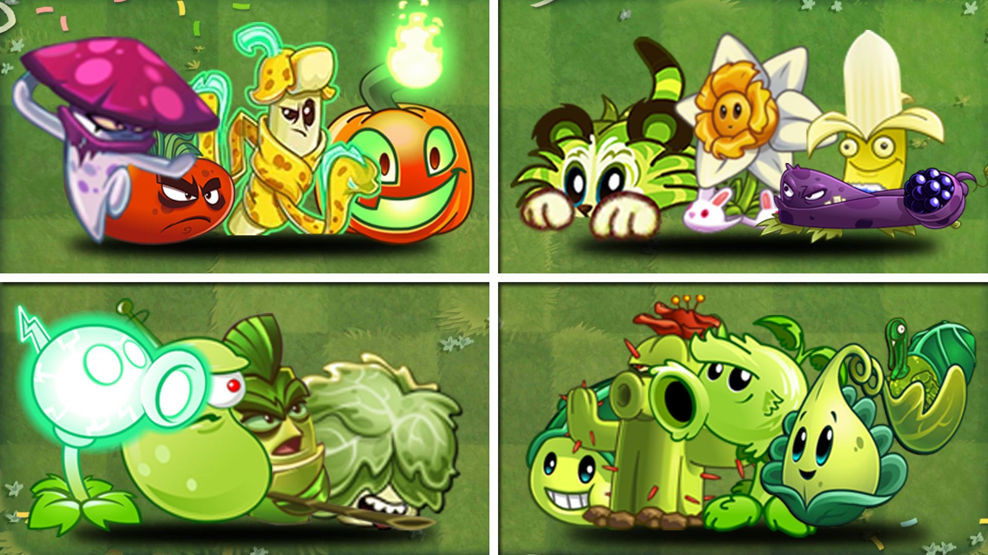 04团队植物 [终极番茄 vs 斯巴达竹 vs 香蕉 vs 火鸡投手] - 哪个队将