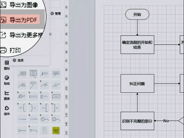 亿图图示无会员如何去网格背景√√√哔哩哔哩bilibili