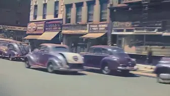 3500公里的旅程 美国人在1940年由旧金山驾车到芝加哥 彩色 哔哩哔哩 Bilibili