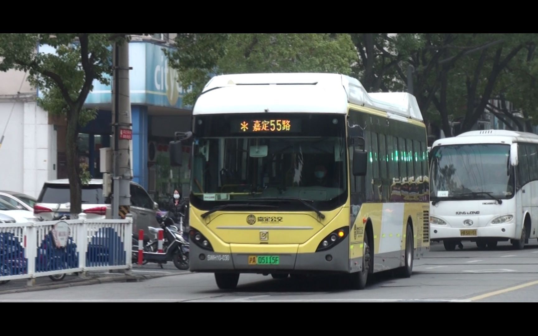 上海公交 嘉定公交 嘉定55路 swh10-030