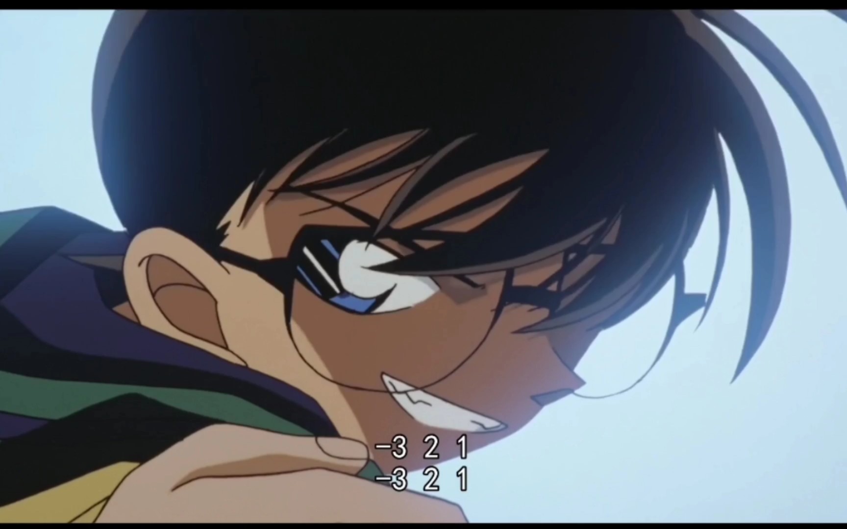 名侦探柯南剧场版 瞳孔中的暗杀者剪辑 柯南(新一)向小兰表白 小兰