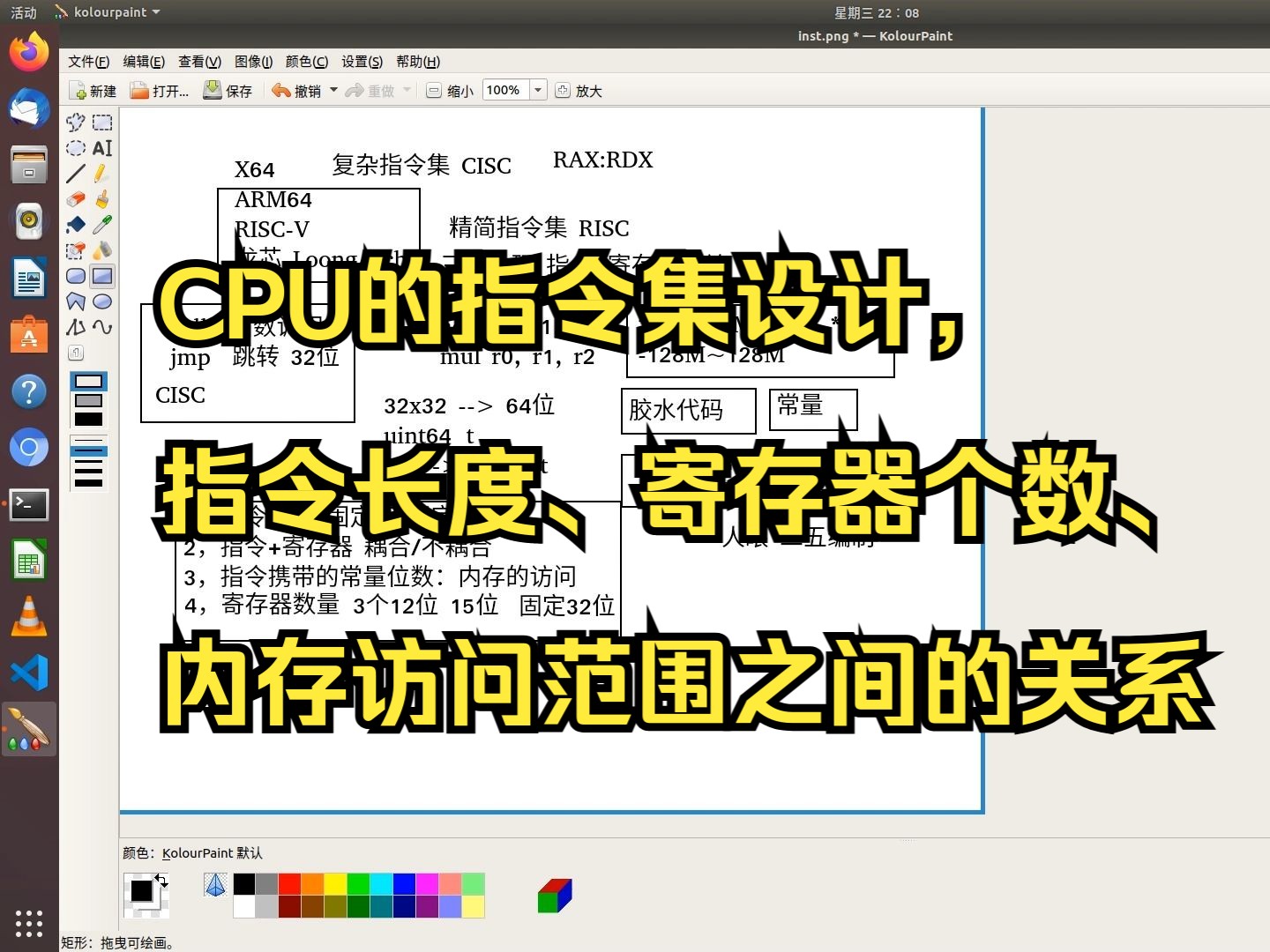 CPU的指令集设计,指令长度、寄存器个数、内存访问范围之间的关系哔哩哔哩bilibili