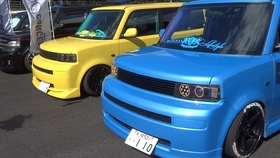 丰田bb的改装聚会大家改的都不错 哔哩哔哩 つロ干杯 Bilibili