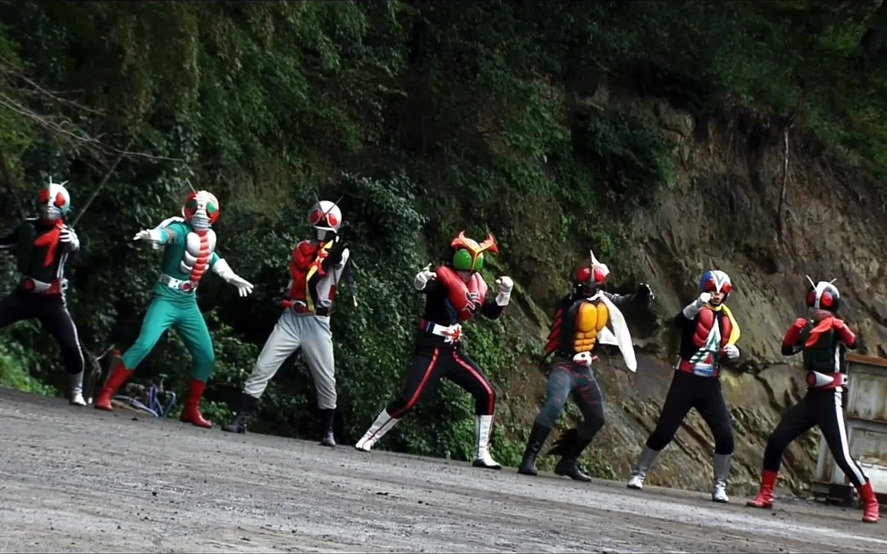 【特摄/mad】战斗吧昭和的荣光七人骑士!《戦え!