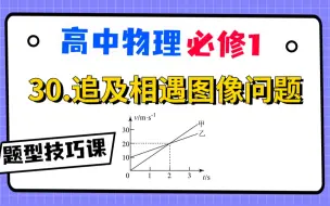 Download Video: 【高中物理必修1基础课】30.追及相遇图像问题|技巧拉满，锤爆难题