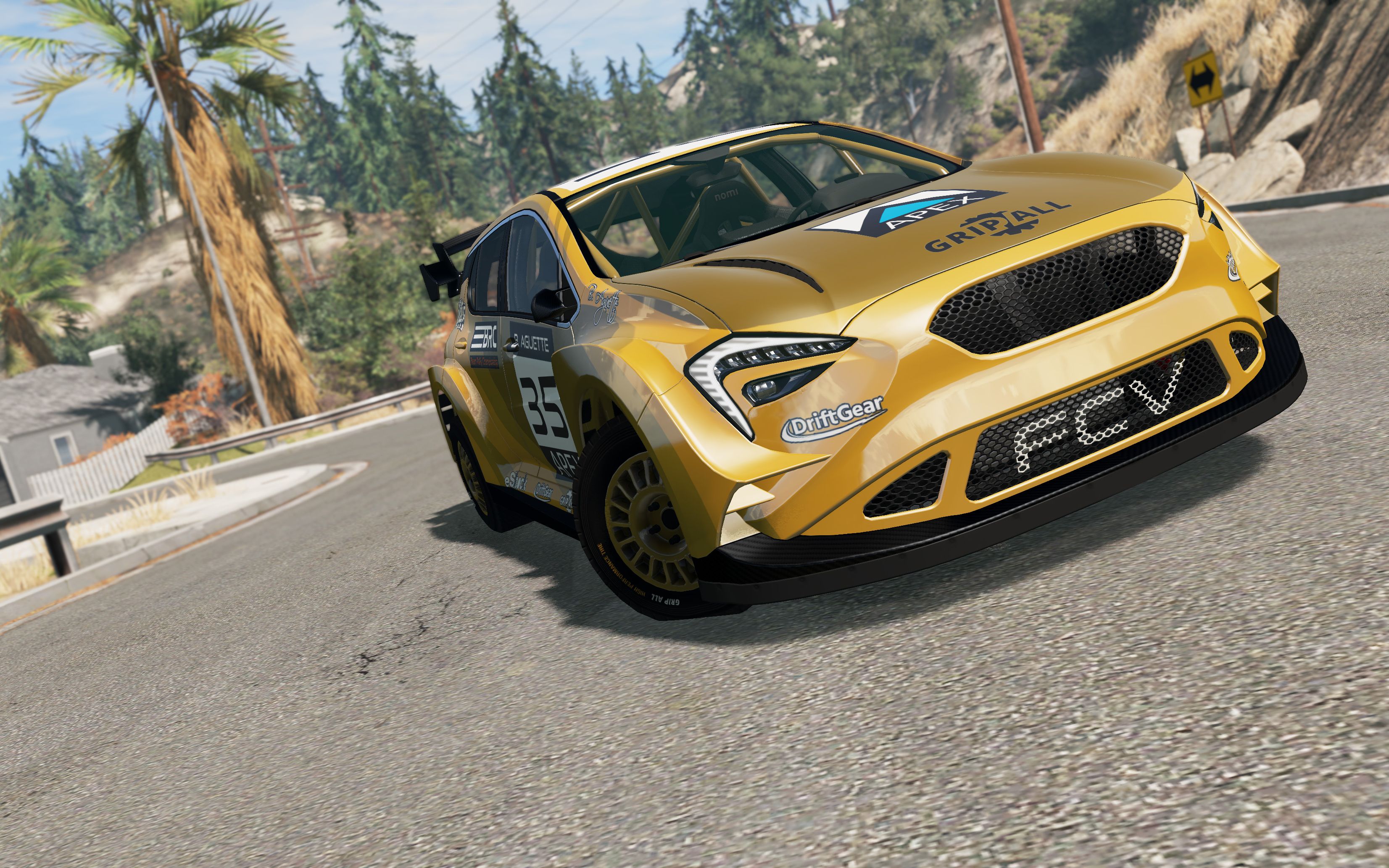 drive】cherrier fcv西海岸rallycross下山漂移_哔哩哔哩_bilibili