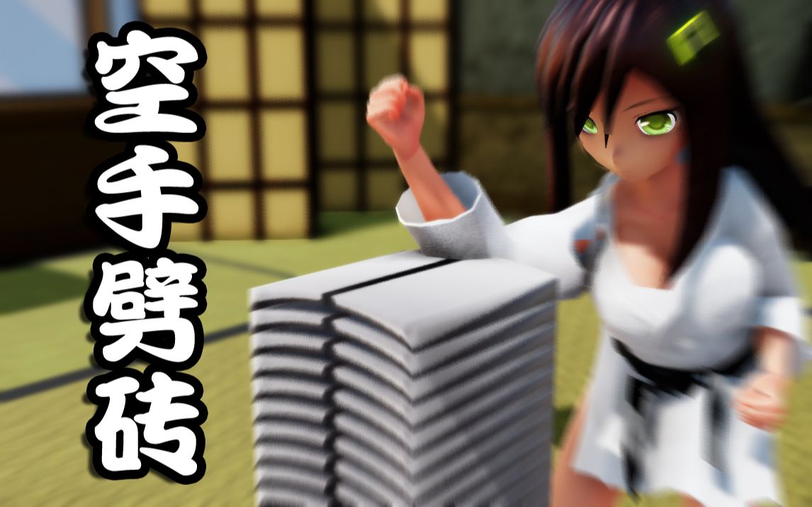 mmd空手道空手劈砖
