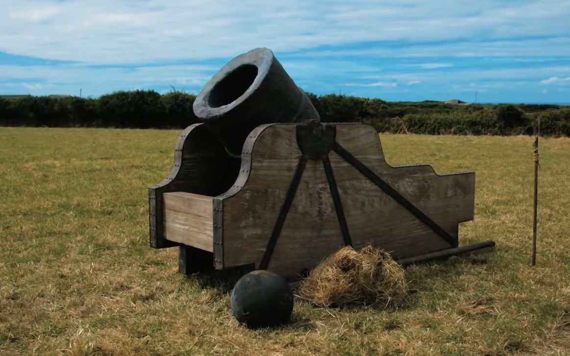 英格兰内战时期臼炮咆哮梅格1646年复制品开火射击视频中文原创字幕