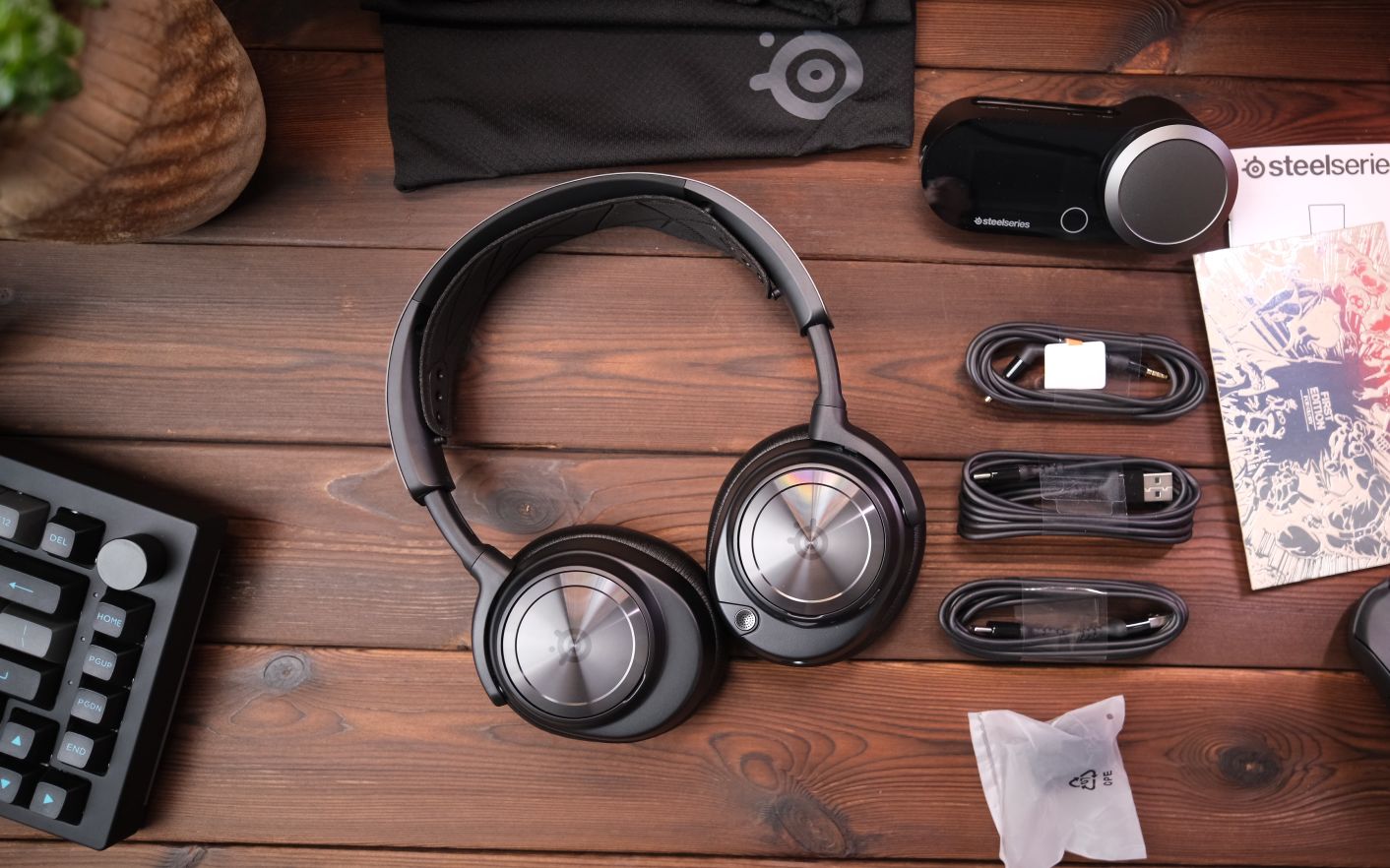 赛睿寒冰nova pro游戏耳机 game dac二代声卡 sonar调音软件 可玩性拉