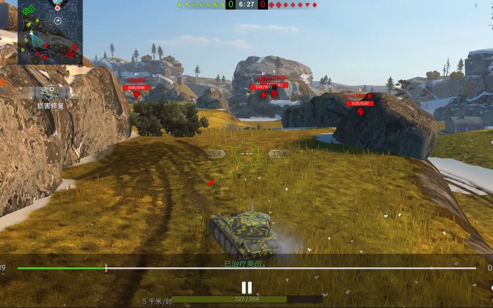 kv2弱点展示,轻坦就该这么玩,以一敌二,尽显我辈风范.