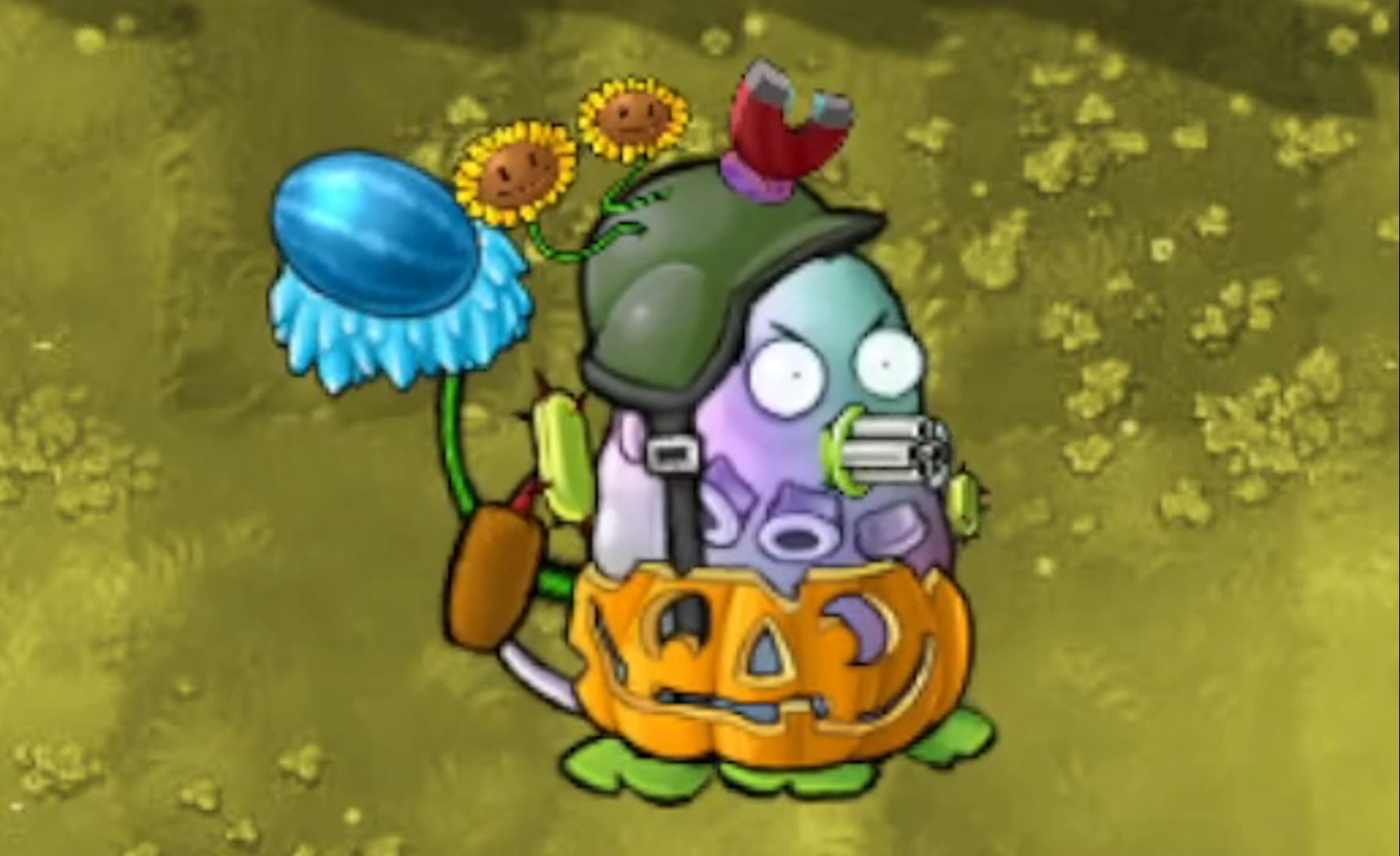 魅惑高坚果香蒲双子向日葵冰瓜磁力菇南瓜套忧郁菇机枪射手