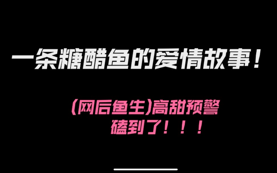 一条糖醋鱼的 爱 情 故 事!!网 后 鱼 生哔哩哔哩bilibili